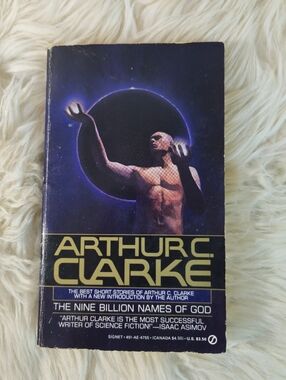 Vintage Arthur C Clarke The Nine Billion Names of God Signet 1974 Sci-Fi
